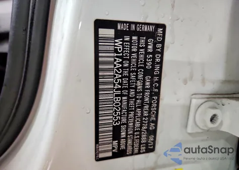 2018 Porsche Macan z USA, uszkodzony, nr VIN WP1AA2A54JLB02553